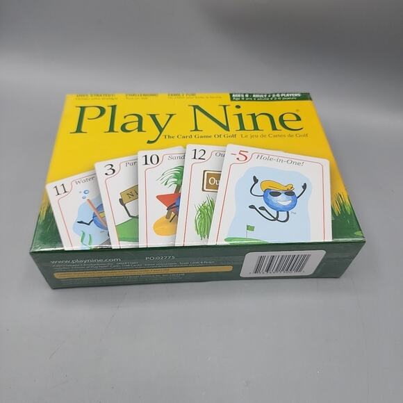 Play Nine The Card Game of Golf New in Box Sealed Great for Golfing Family Fun - Picture 10 of 10